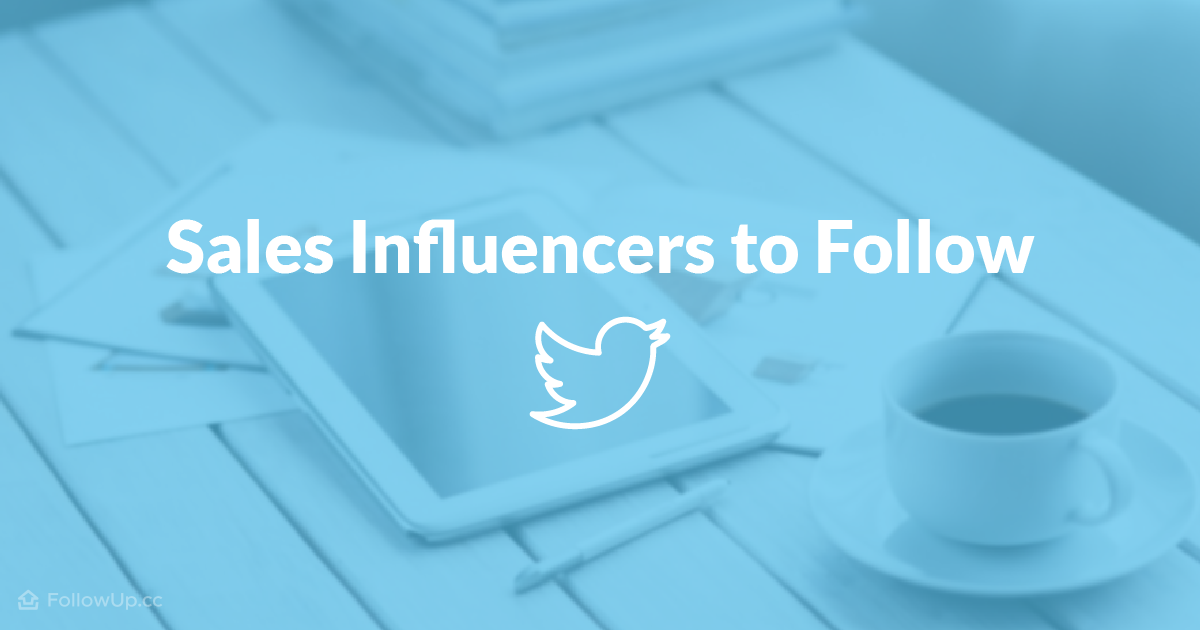 29 Sales Influencers to Follow on Twitter
