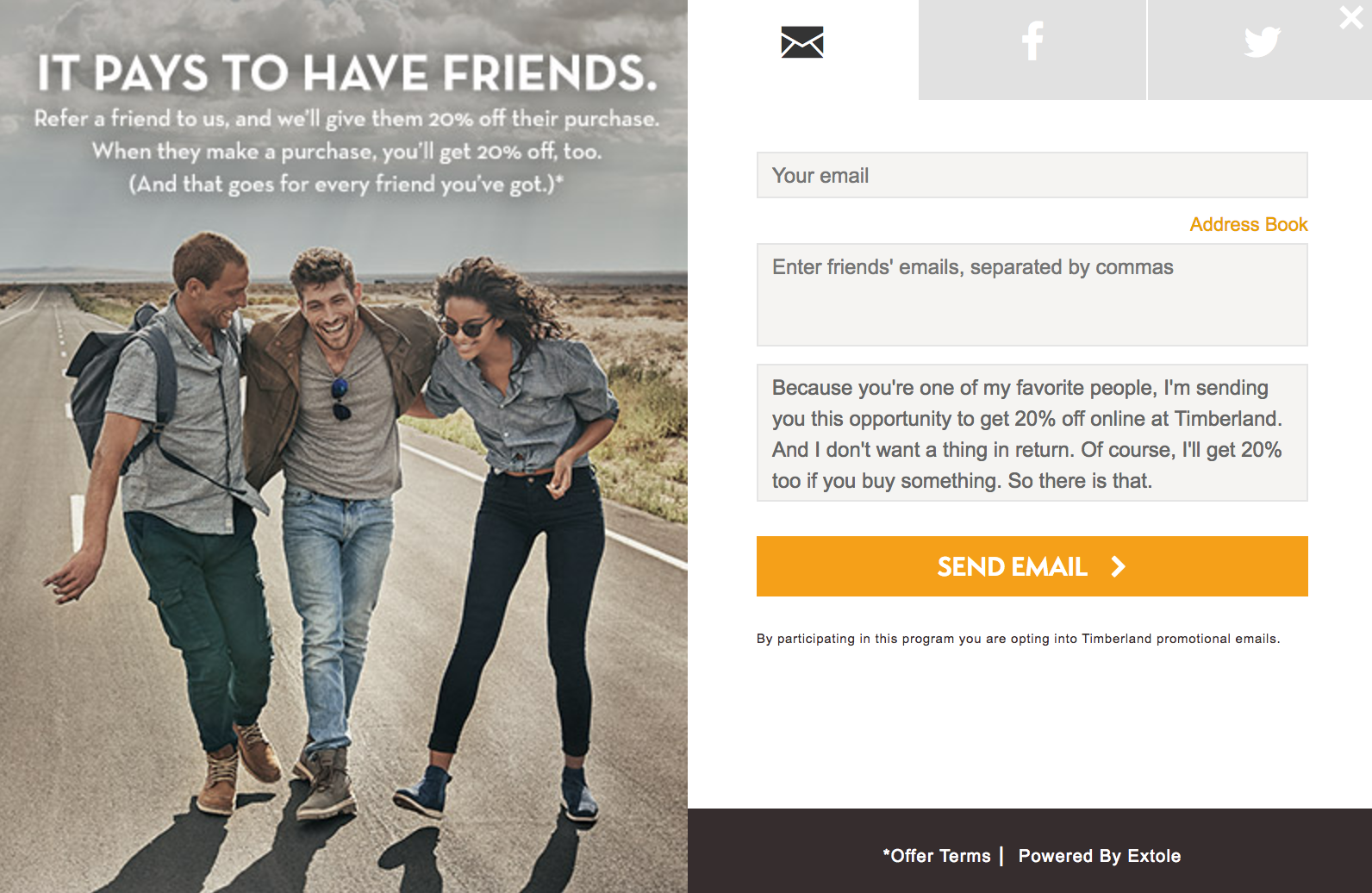 ecommerce-referral-program-examples-timberlands